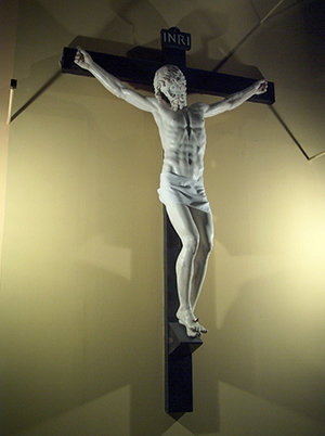 CELLINI, Benvenuto - cruxifixo do Escorial com tela 300px